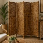 Bamboo Folding Screen